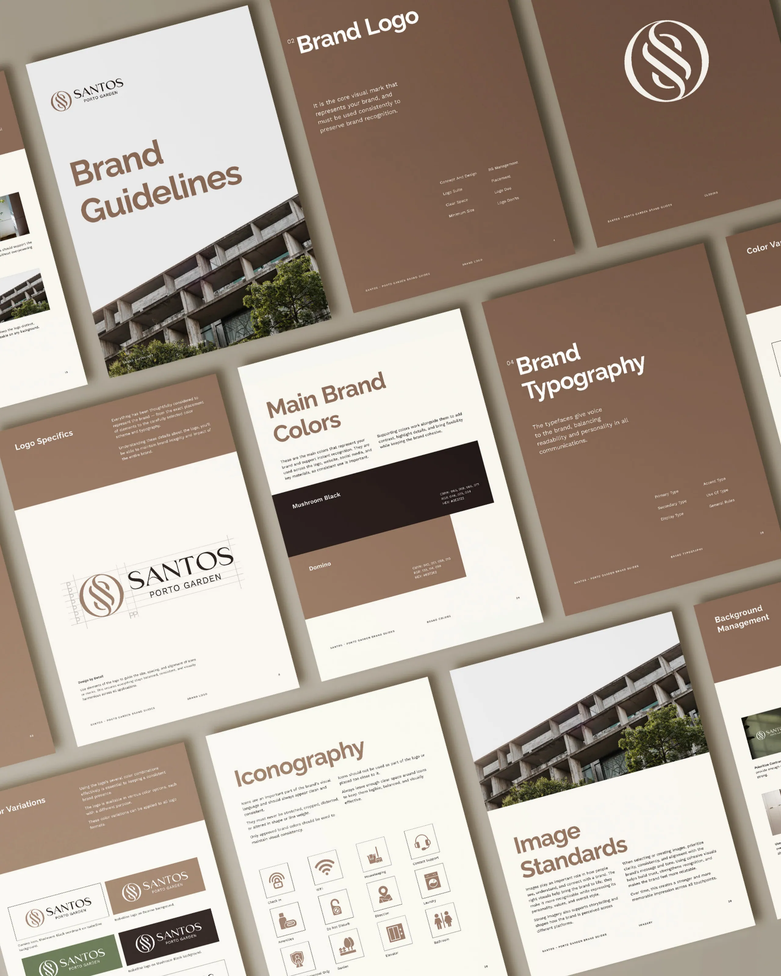 Santos Porto Garden brand identity 8